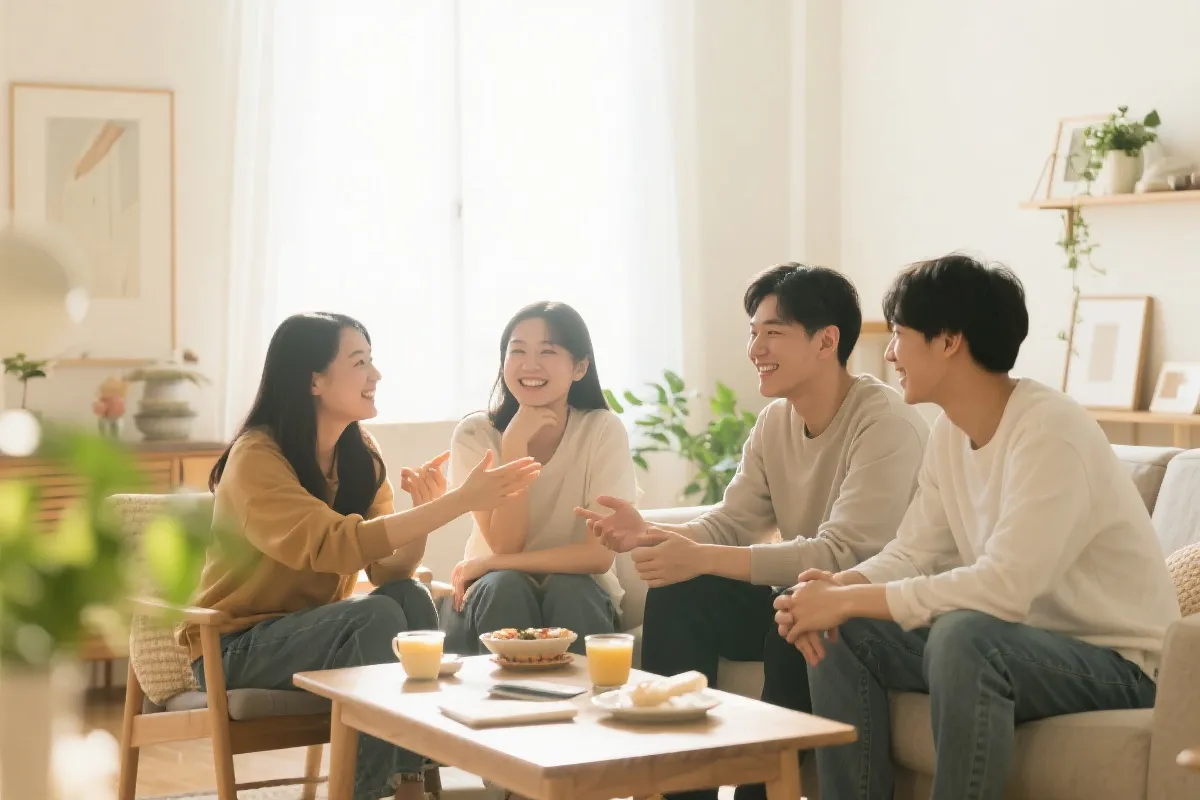 好友房轻松对局的场景